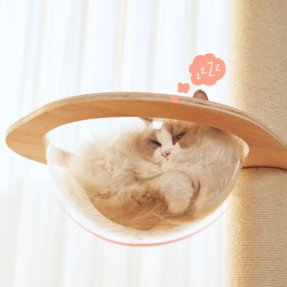 【Summervibes】Adjustable Height Cat Tree Tower (102-118 Inches ) 5-Tier Hemp Scratching Post Indoor/Outdoor Sturdy Cat Activity Center with Perches