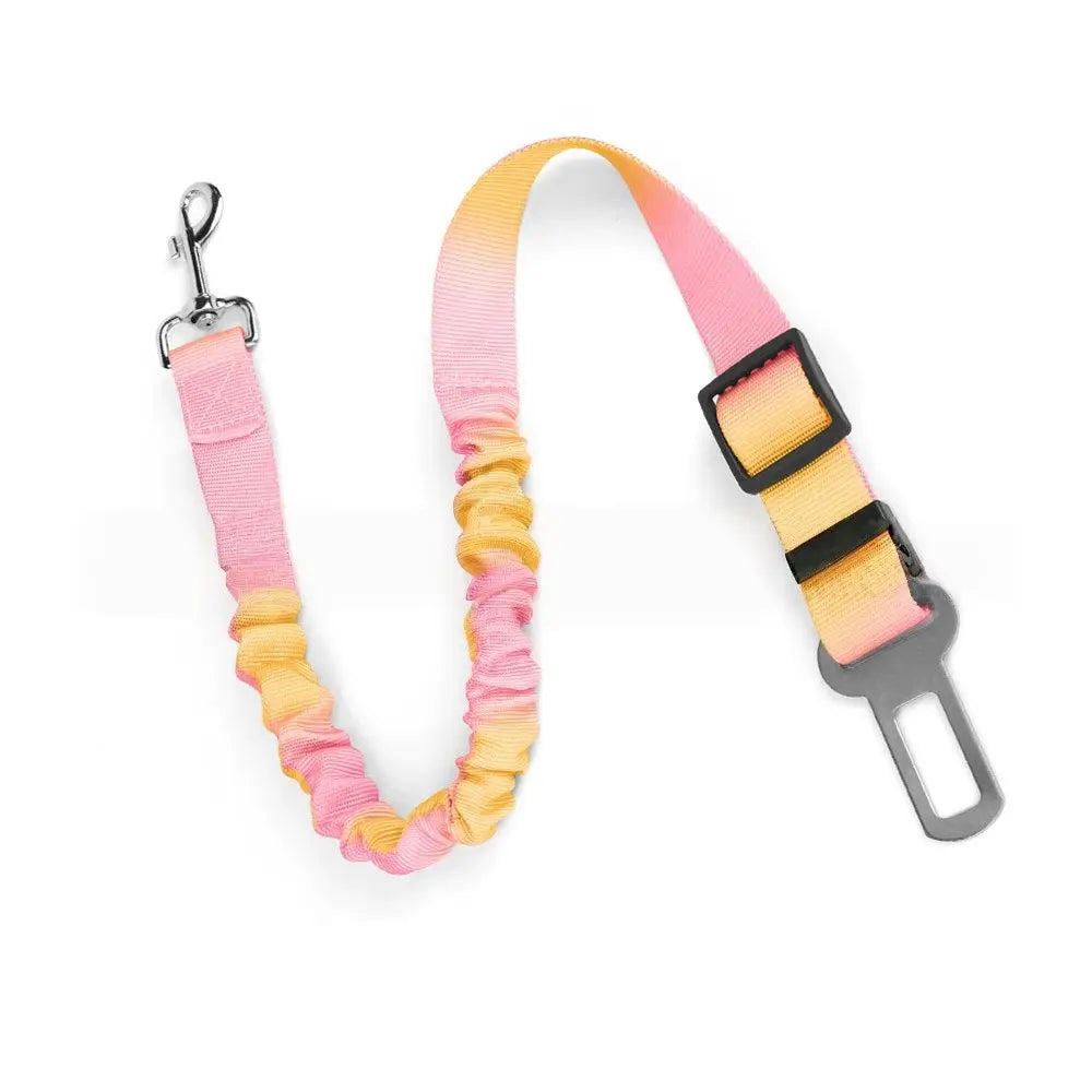 Pet Car Safety Harness, Stretchable Dog Leash, Bite-Resistant Vehicle Strap, Secure Outdoor Tether, Pet Travel Gear